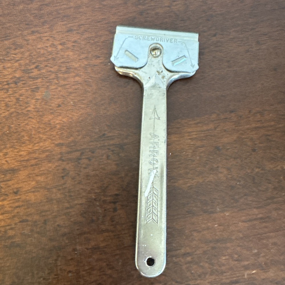 5" Vintage Arrow Razor Blade Scraper